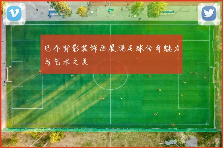巴乔背影装饰画展现足球传奇魅力与艺术之美