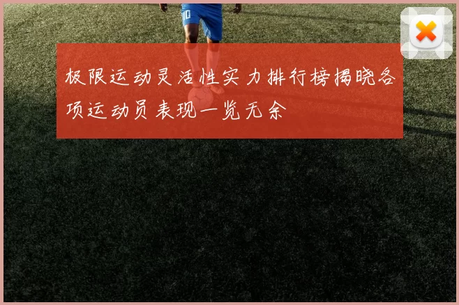 极限运动灵活性实力排行榜揭晓各项运动员表现一览无余