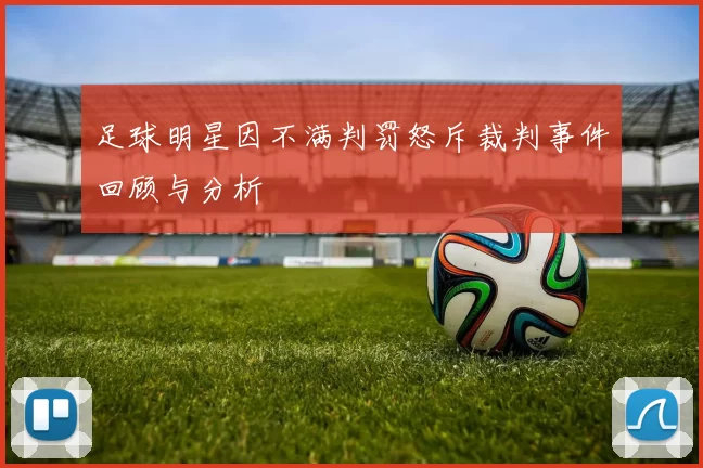 足球明星因不满判罚怒斥裁判事件回顾与分析